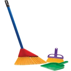 Flat River Group Schylling 3-Piece Pretend Play Broom Set for Kids* Tools & Workshops|Dress Up