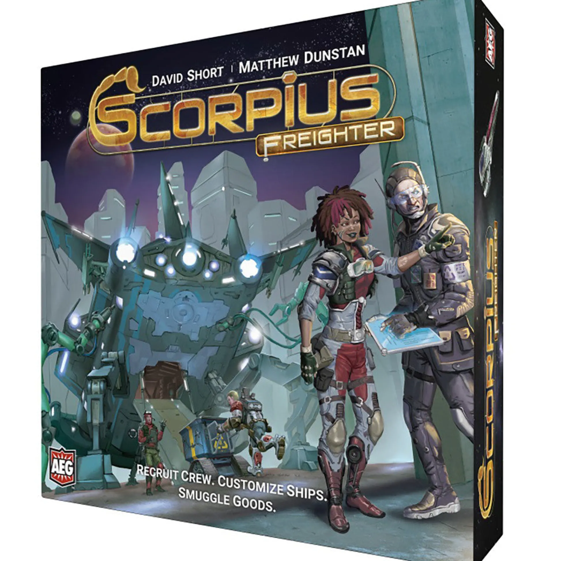 Flat River Group Scorpius Freighter Sci-Fi Tile Placement Strategy Game* Strategy Games