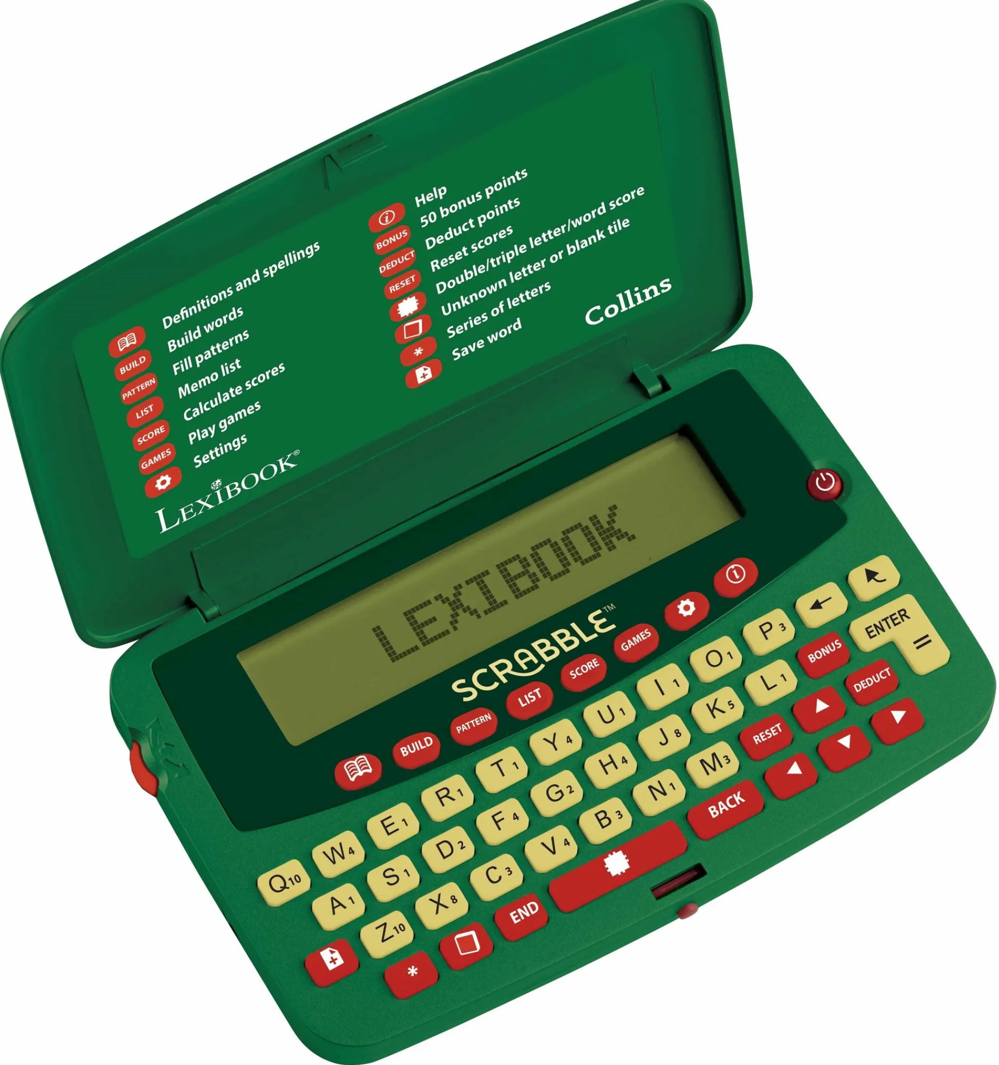 Lexibook Scrabble Electronic Dictionary with Built-in Word Games* Reading, Writing & Speech|Role-Playing Games