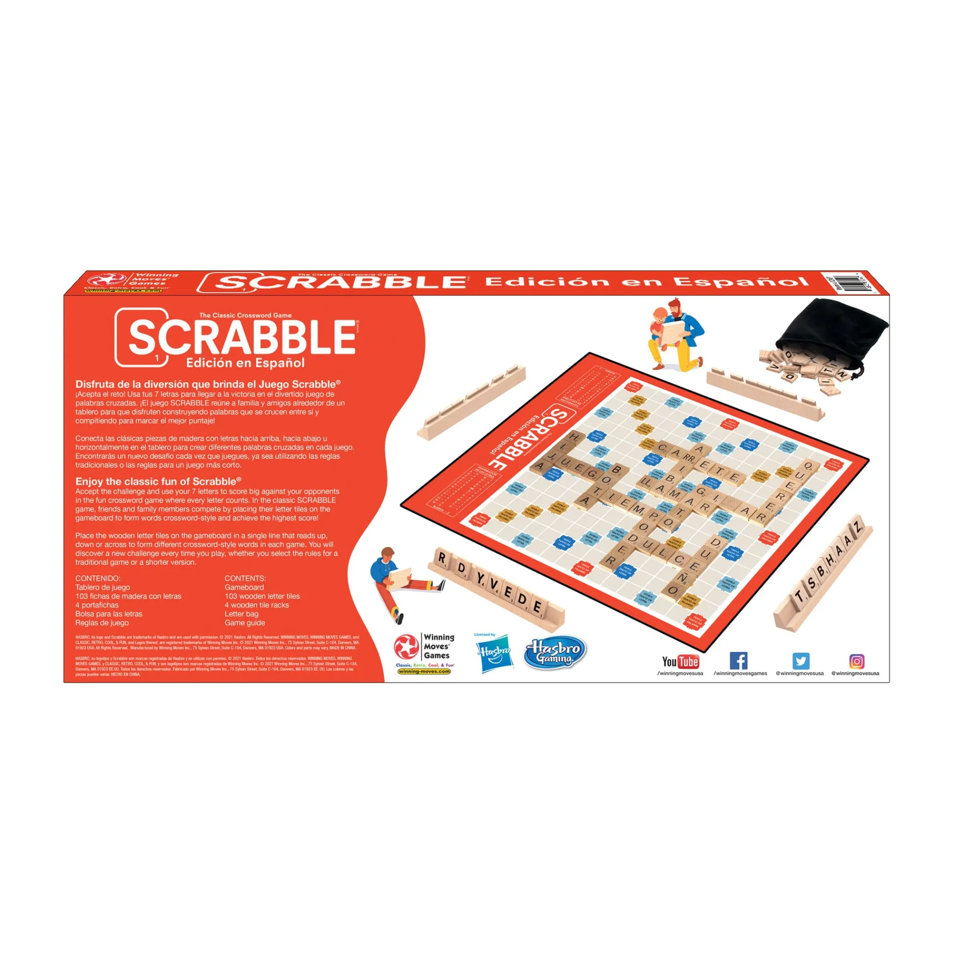 AreYouGame Scrabble Spanish Edition Board Game* Reading, Writing & Speech|Role-Playing Games
