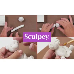 Flat River Group Sculpey Original Polymer Clay - White 1.75 lb - Artist Modeling Oven-Bake Clay* Clay, Dough & Sand Art