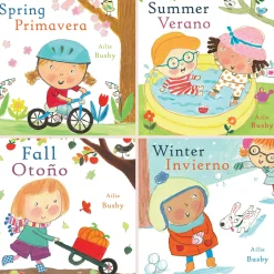 Educators Resource Seasons/Estaciones Bilingual English/Spanish Book Set - 4 Piece*Kids Kids Books|Boxed Book Sets