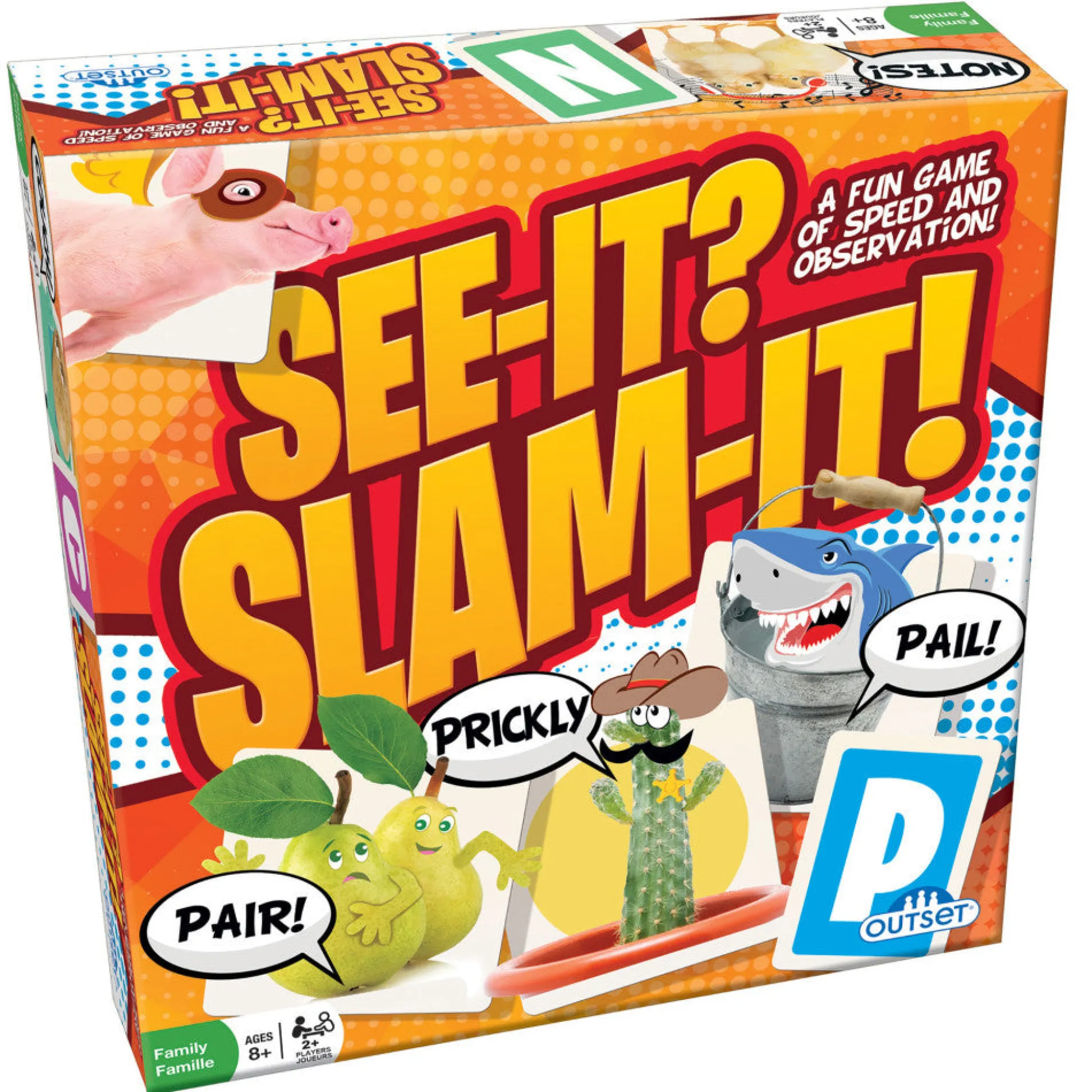 AreYouGame See-It? Slam-It! Fast-Paced Family Card Game* Card Games