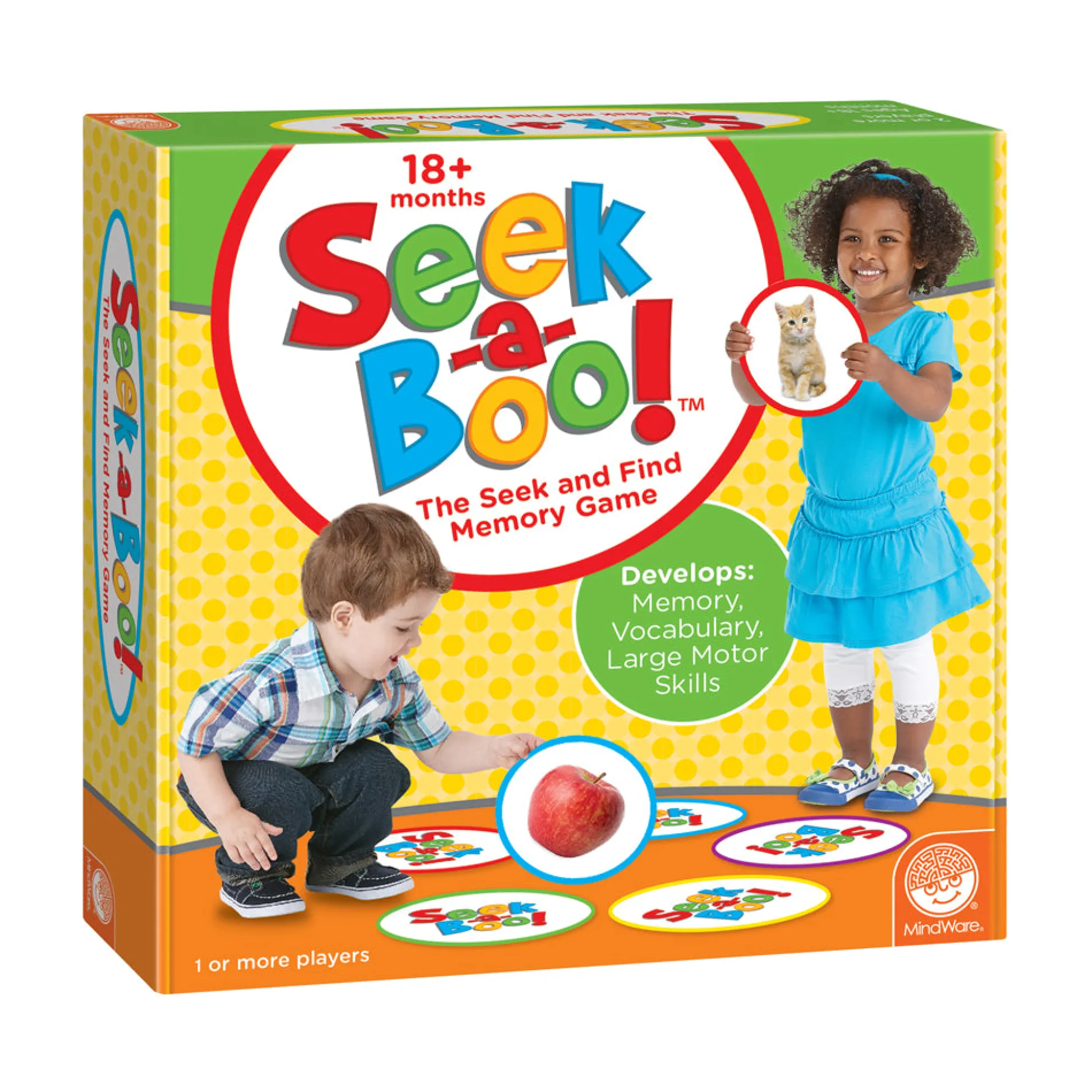 AreYouGame Seek-a-Boo Memory Matching Game by MindWare* Preschool Education Toys & Activities