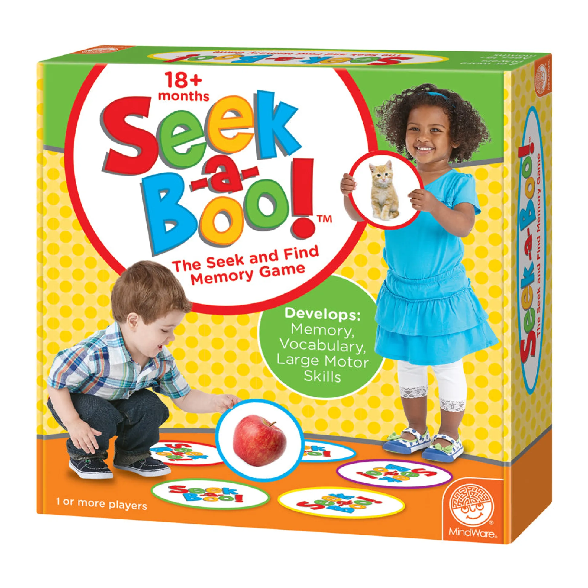 AreYouGame Seek-a-Boo Memory Matching Game by MindWare* Preschool Education Toys & Activities