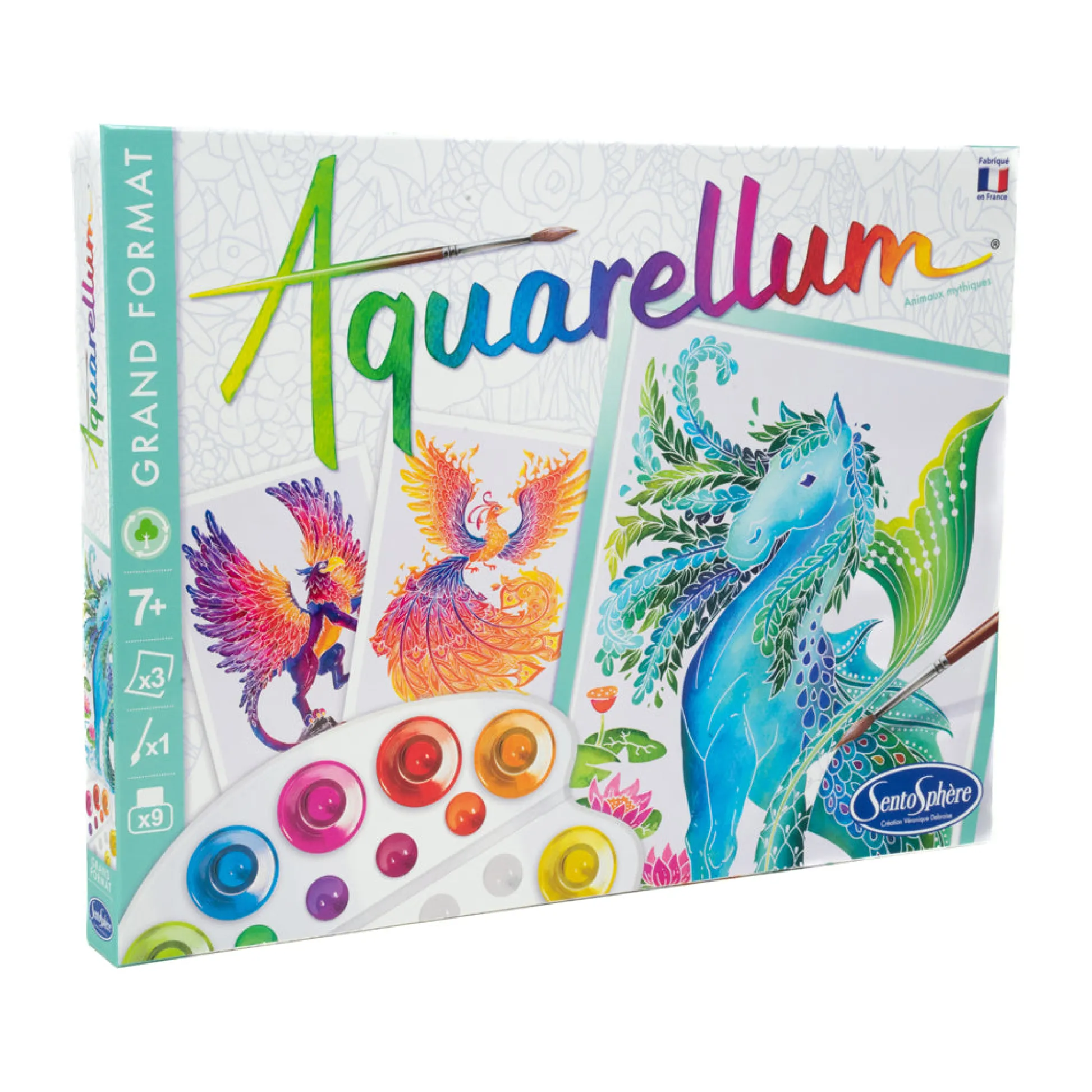 AreYouGame SentoSphere Aquarellum Mythical Animals Watercolor Art Kit* Drawing, Color & Painting