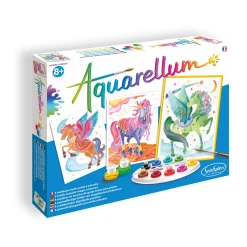AreYouGame SentoSphere Aquarellum Unicorns & Pegasus Watercolor Art Set* Drawing, Color & Painting