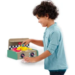 Flat River Group SES Creative Wooden Kitchen Play Set - 16-Piece Pretend Play Collection* Kitchens & Play Food|Dress Up