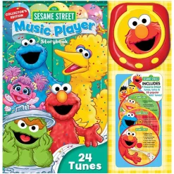 Readerlink Distribution Services Sesame Street 50th Anniversary Music Player Storybook Set*Kids Preschool Pals|Reading, Writing & Speech