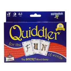 Educators Resource SET Family Games Quiddler Dual Word Card Game Pack* Card Games