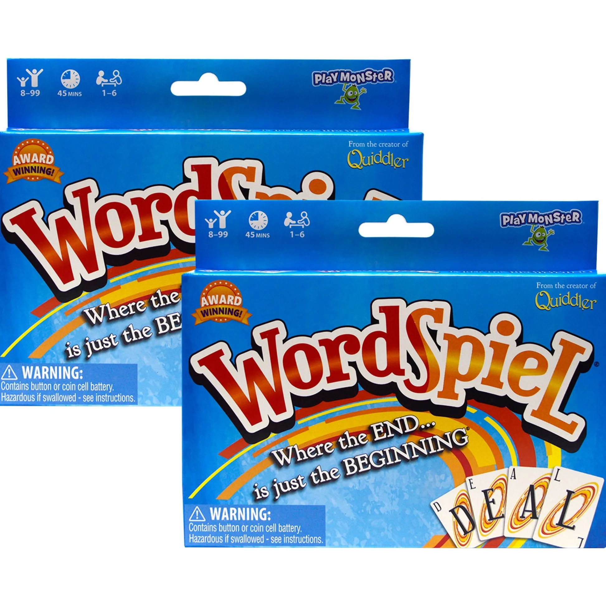 Educators Resource SET Family Games Wordspiel Card Game Duo Pack* Card Games
