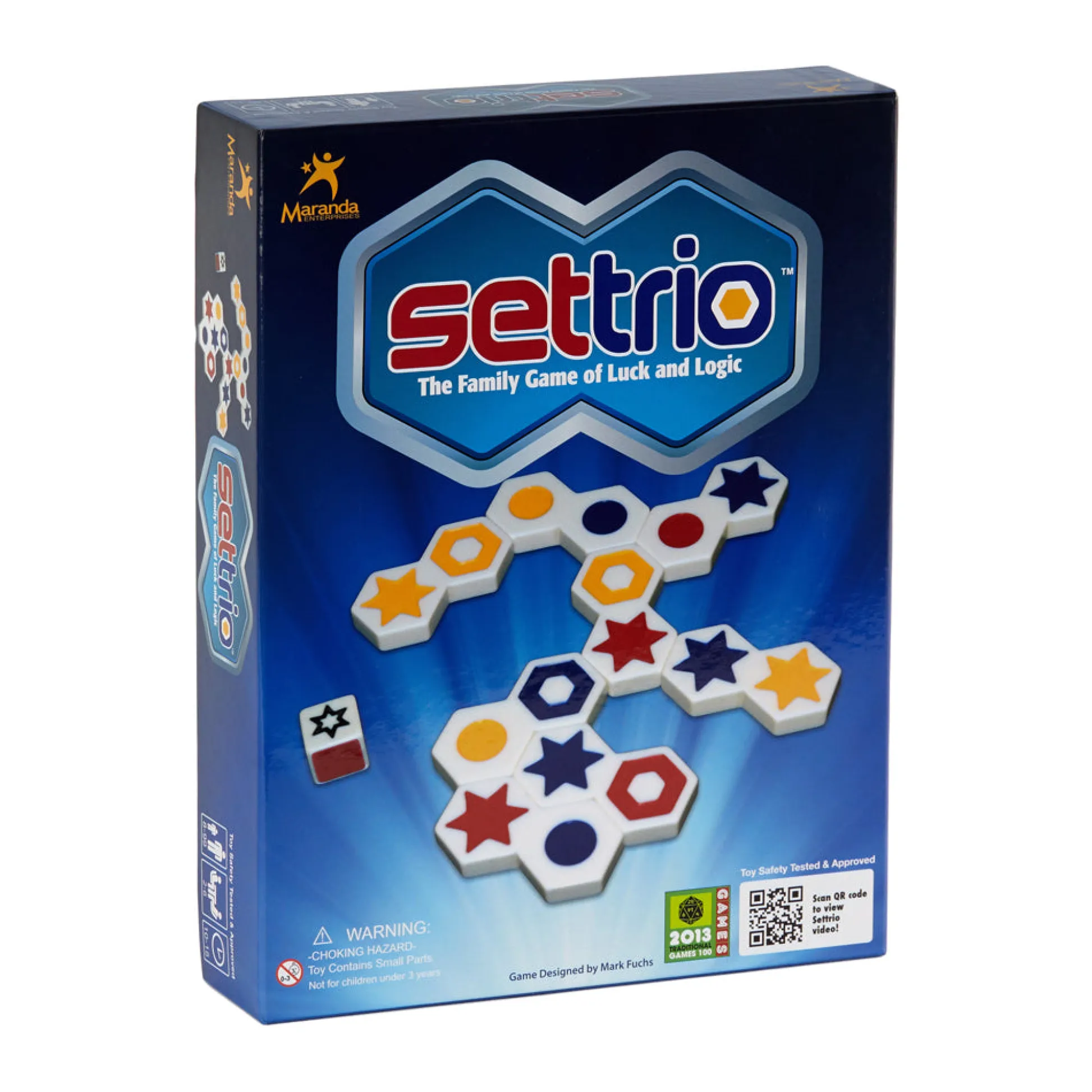 AreYouGame Settrio Tile Matching Strategy Game by University Games* Dominoes & Tiles Games