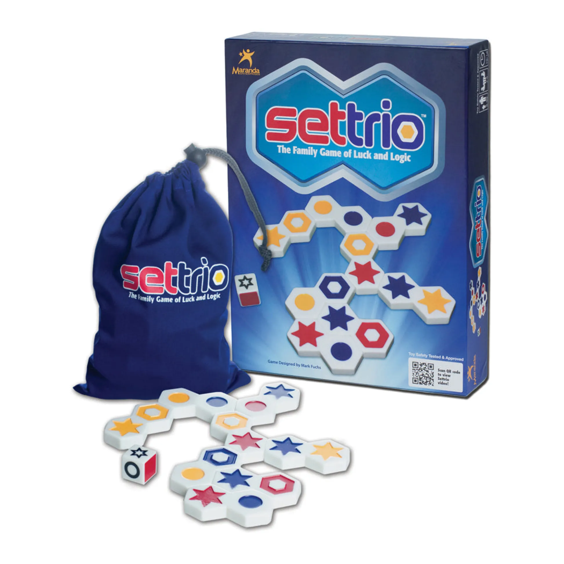 AreYouGame Settrio Tile Matching Strategy Game by University Games* Dominoes & Tiles Games