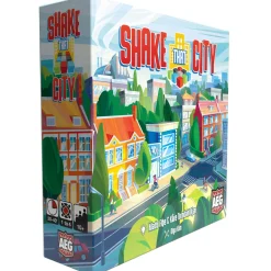Flat River Group Shake That City Strategy Board Game - Urban Planning Dexterity Challenge* Board Games|Role-Playing Games