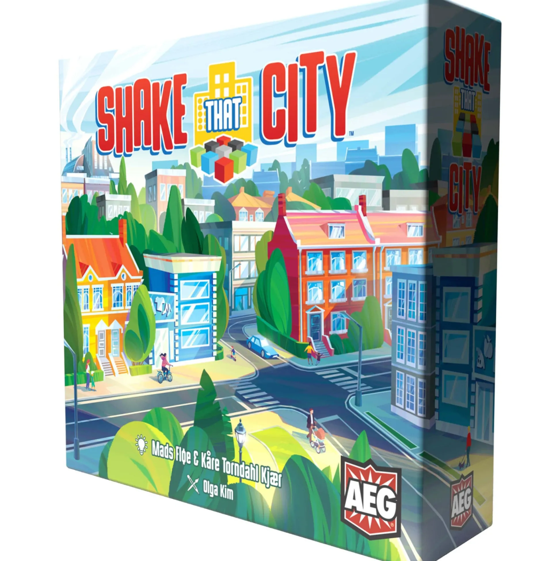 Flat River Group Shake That City Strategy Board Game - Urban Planning Dexterity Challenge* Board Games|Role-Playing Games