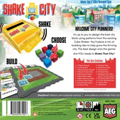 Flat River Group Shake That City Strategy Board Game - Urban Planning Dexterity Challenge* Board Games|Role-Playing Games