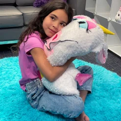 Flat River Group Shamzees Unicorn Magic Plush Pillow Cover - White & Purple* Stuffed Animals|Stuffed Animals & Plush Toys