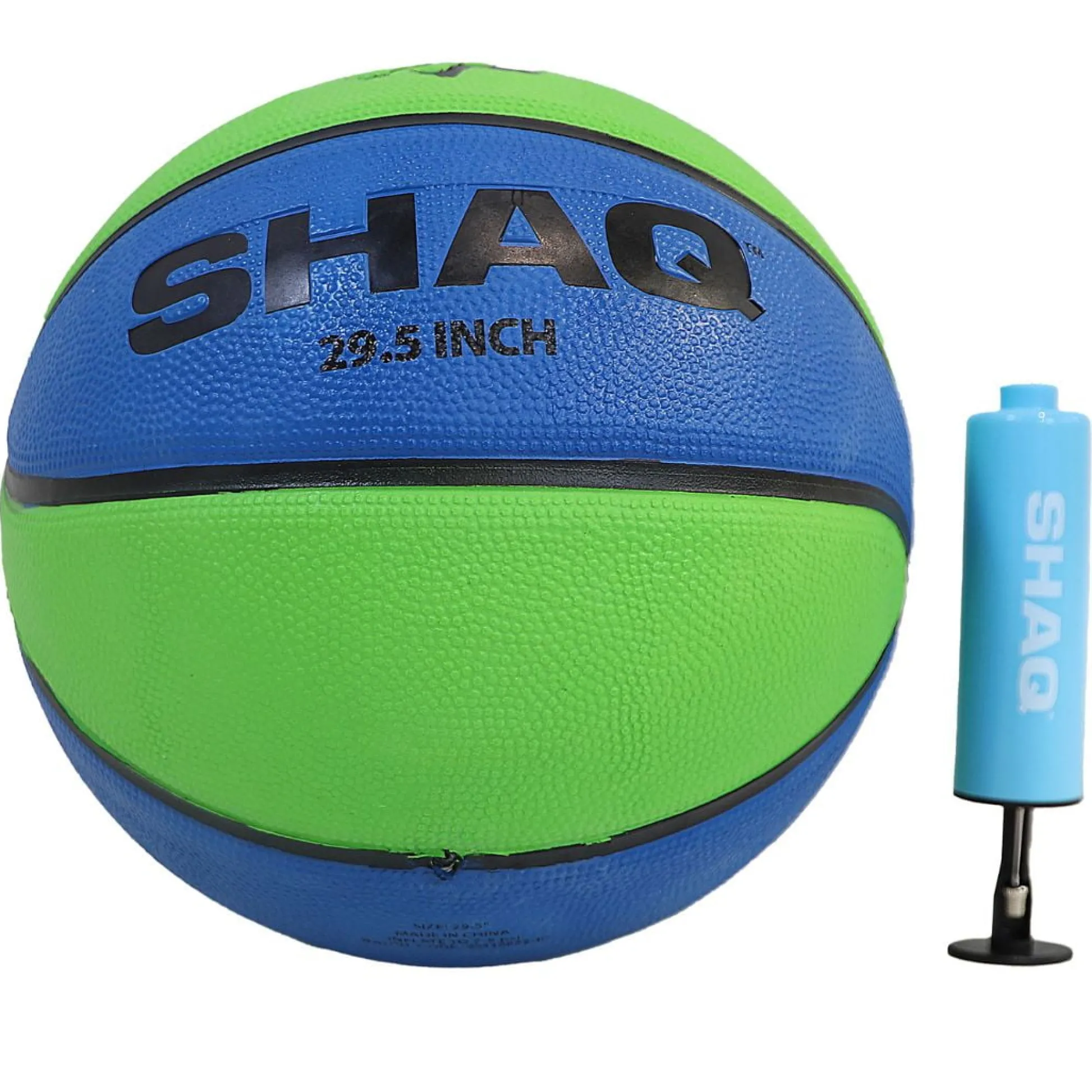 The Distribution Solutions SHAQ 29.5" Official Composite Basketball with Mini Pump - Indoor/Outdoor Play* Toy Sports