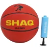 The Distribution Solutions SHAQ Junior Pro 27.5" Indoor/Outdoor Basketball with Mini Pump - Size 5* Toy Sports