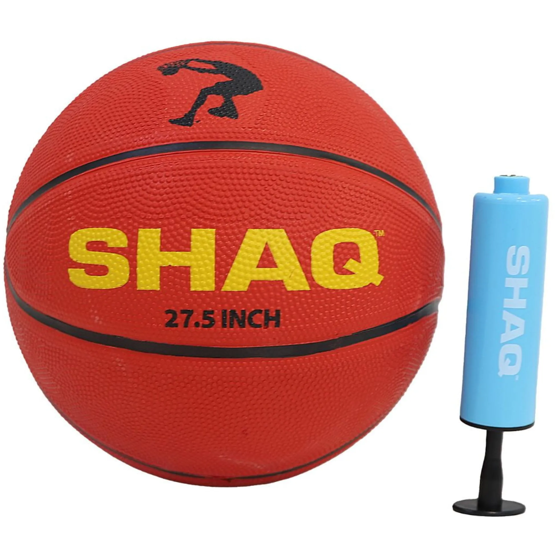 The Distribution Solutions SHAQ Junior Pro 27.5" Indoor/Outdoor Basketball with Mini Pump - Size 5* Toy Sports