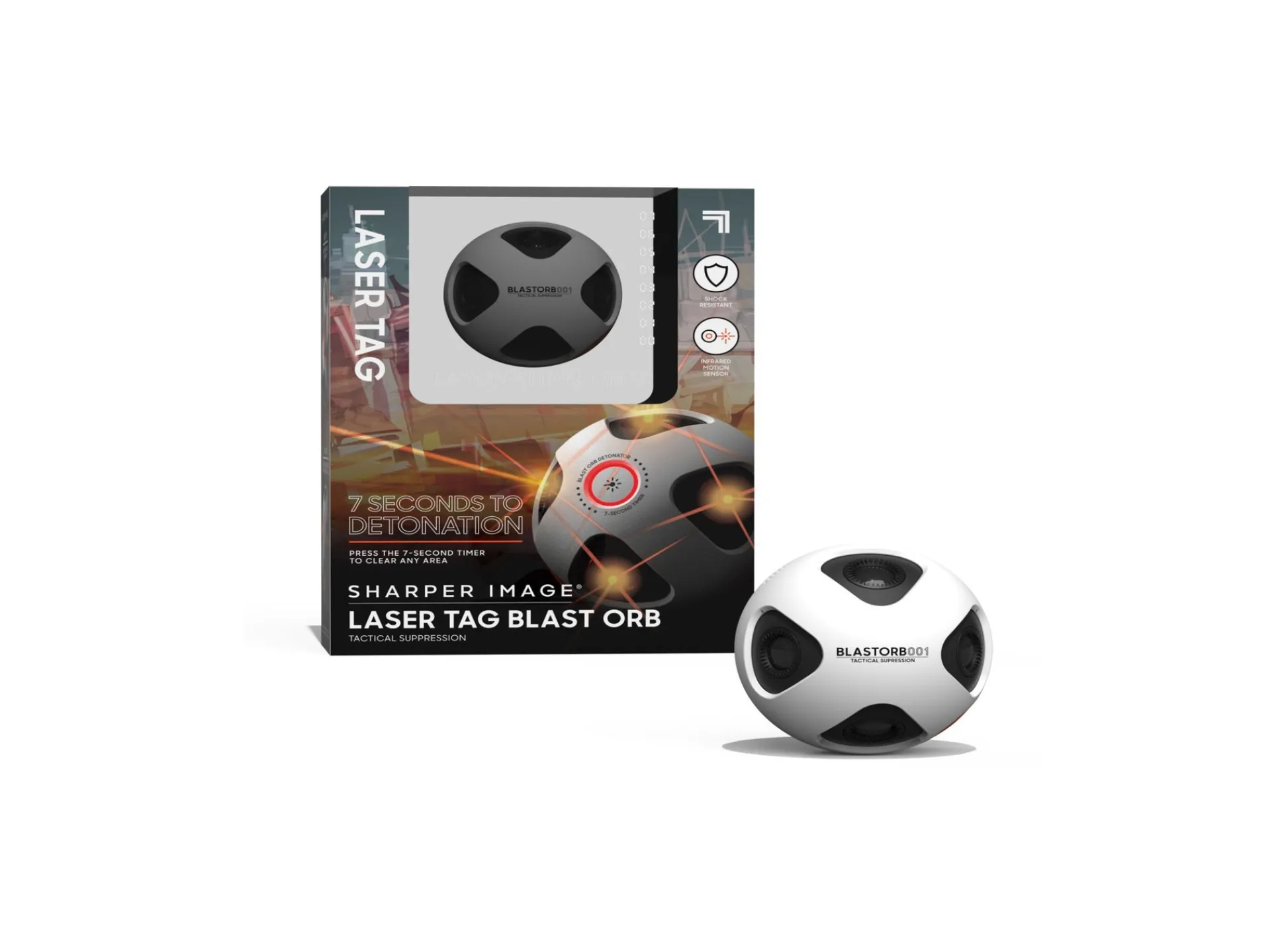 Macy's - Supplier Sharper Image Motion-Detecting Infrared Laser Grenade Toy* Nerf & Toy Blasters|Nerf & Toy Blasters
