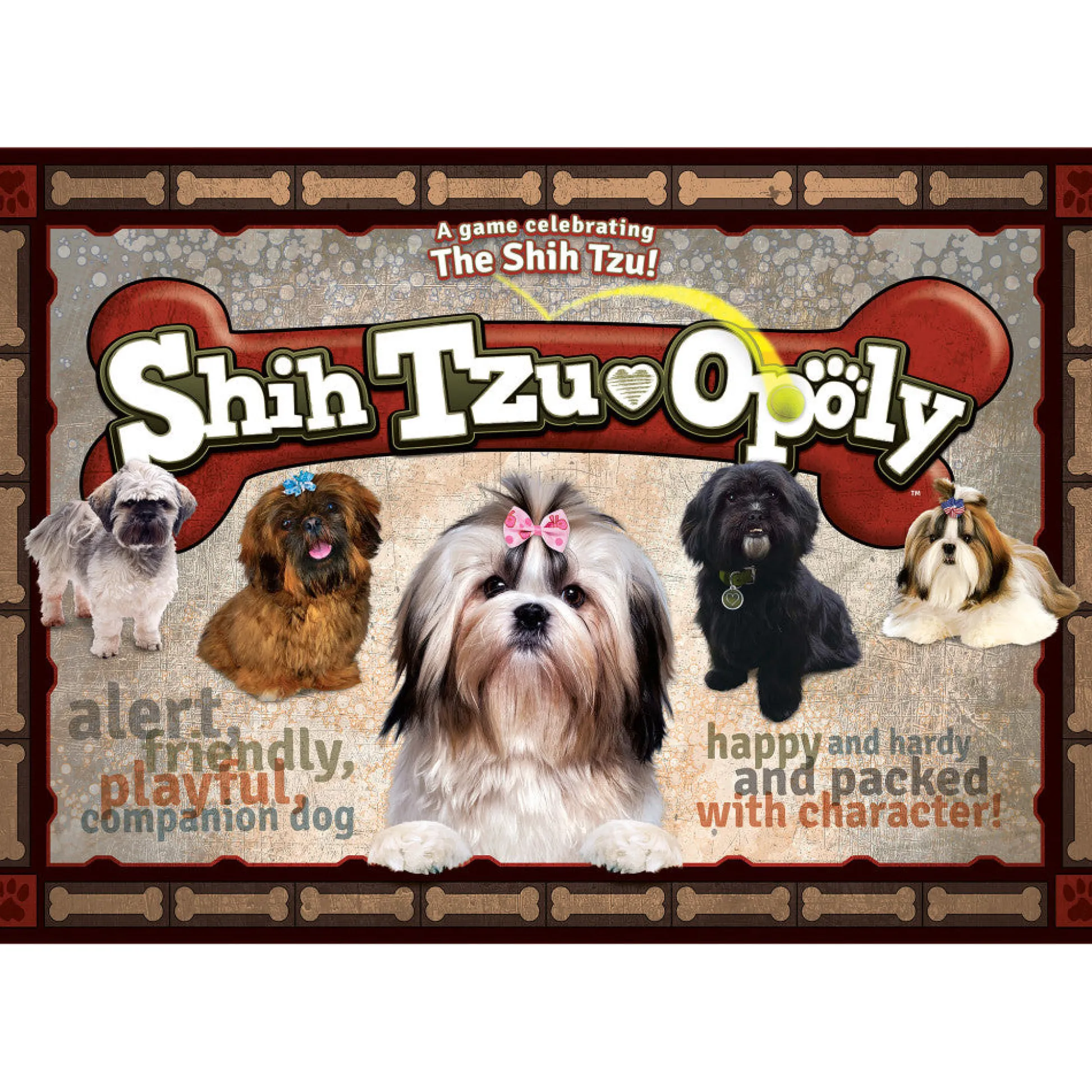 Flat River Group Shih Tzu-Opoly Dog Themed Monopoly Style Board Game* Board Games|Role-Playing Games
