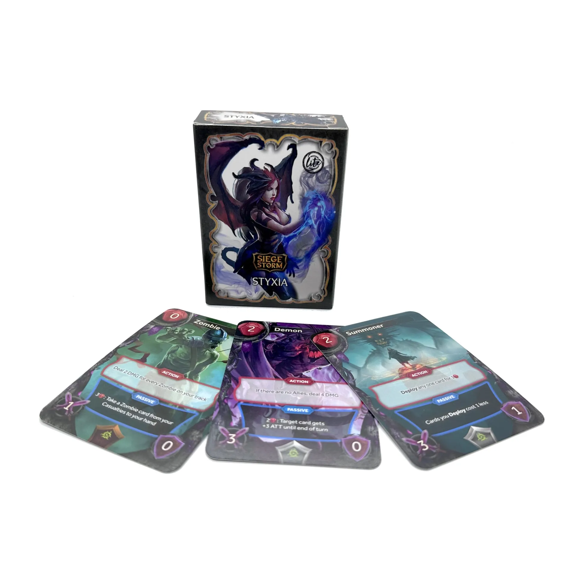 AreYouGame SiegeStorm: Styxia Faction Deck – Master the Dark Arts of Card Play* Card Games