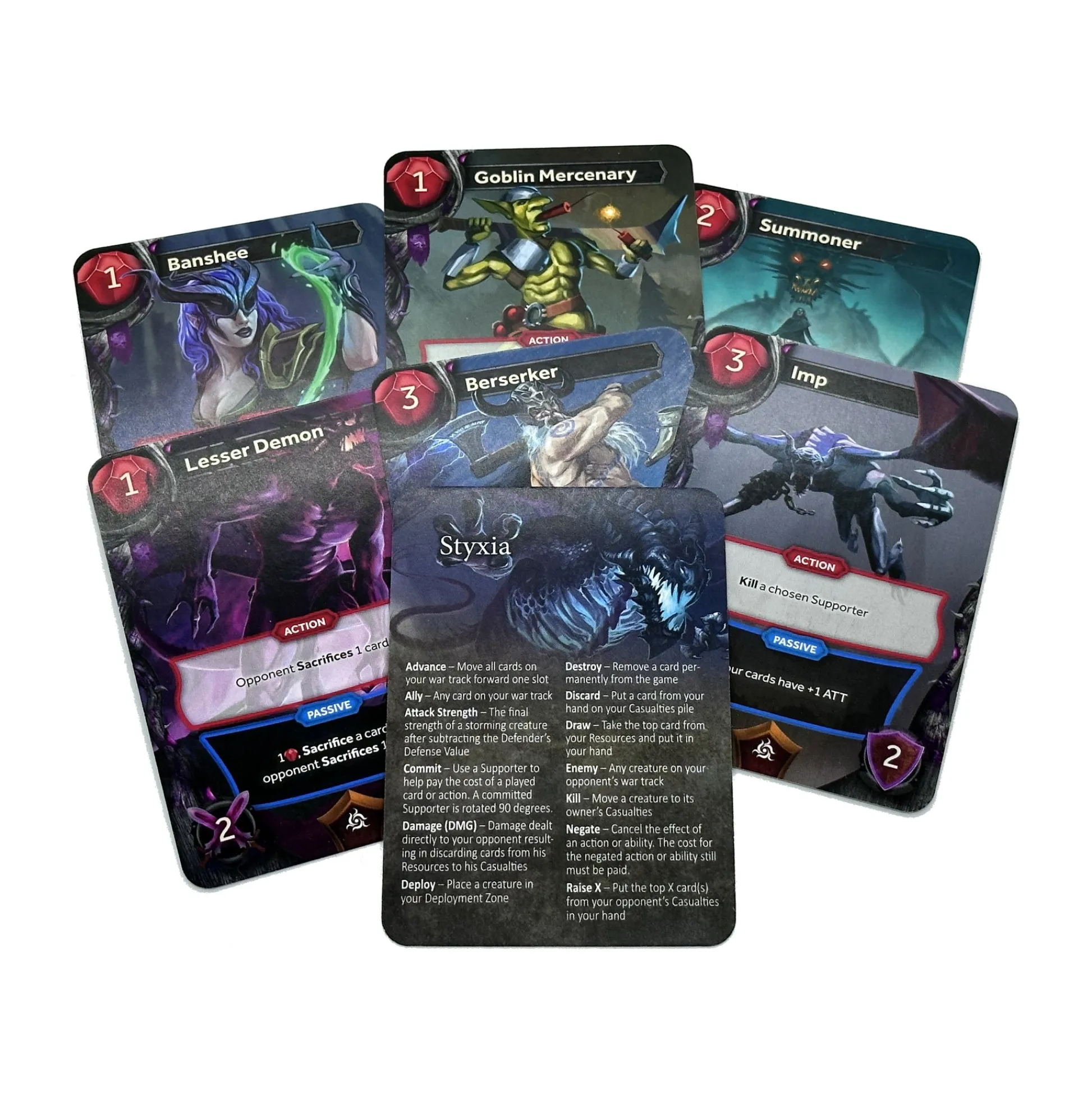 AreYouGame SiegeStorm: Styxia Faction Deck – Master the Dark Arts of Card Play* Card Games