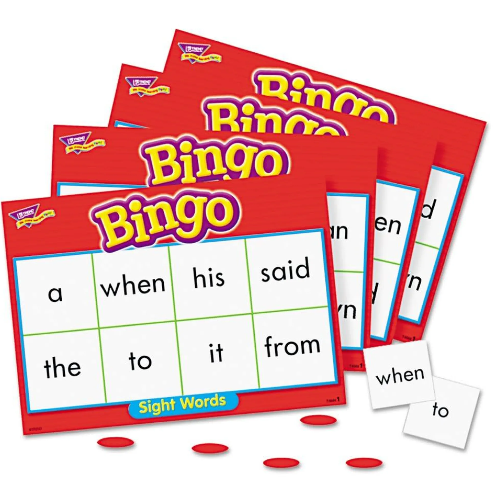 Flat River Group Sight Words Bingo - Educational Language Game for Kids* Family & Entertainments Games