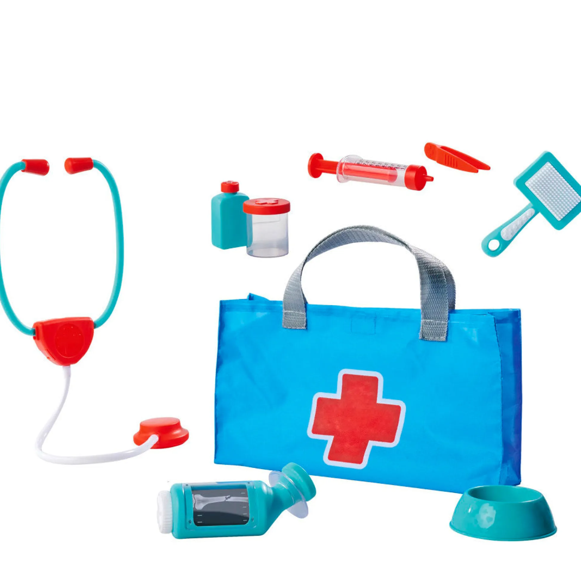 Flat River Group Simba 7-Piece Veterinary & Pet Care Playset - Blue & Red* Tools & Workshops|Dress Up