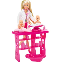 Flat River Group Simba Toys Steffi Love Baby Doctor Playset with Accessories - Pink* Dress Up & Accessories|Dress Up