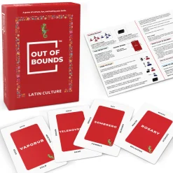 Flat River Group Simpli Gaming Out of Bounds: Latin Culture Card Game, Ages 13+* Card Games