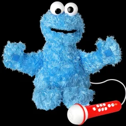 Singing Machine Sesame Street Karaoke Plush with built-in mic, Cookie Monster* Preschool Pals|Stuffed Animals