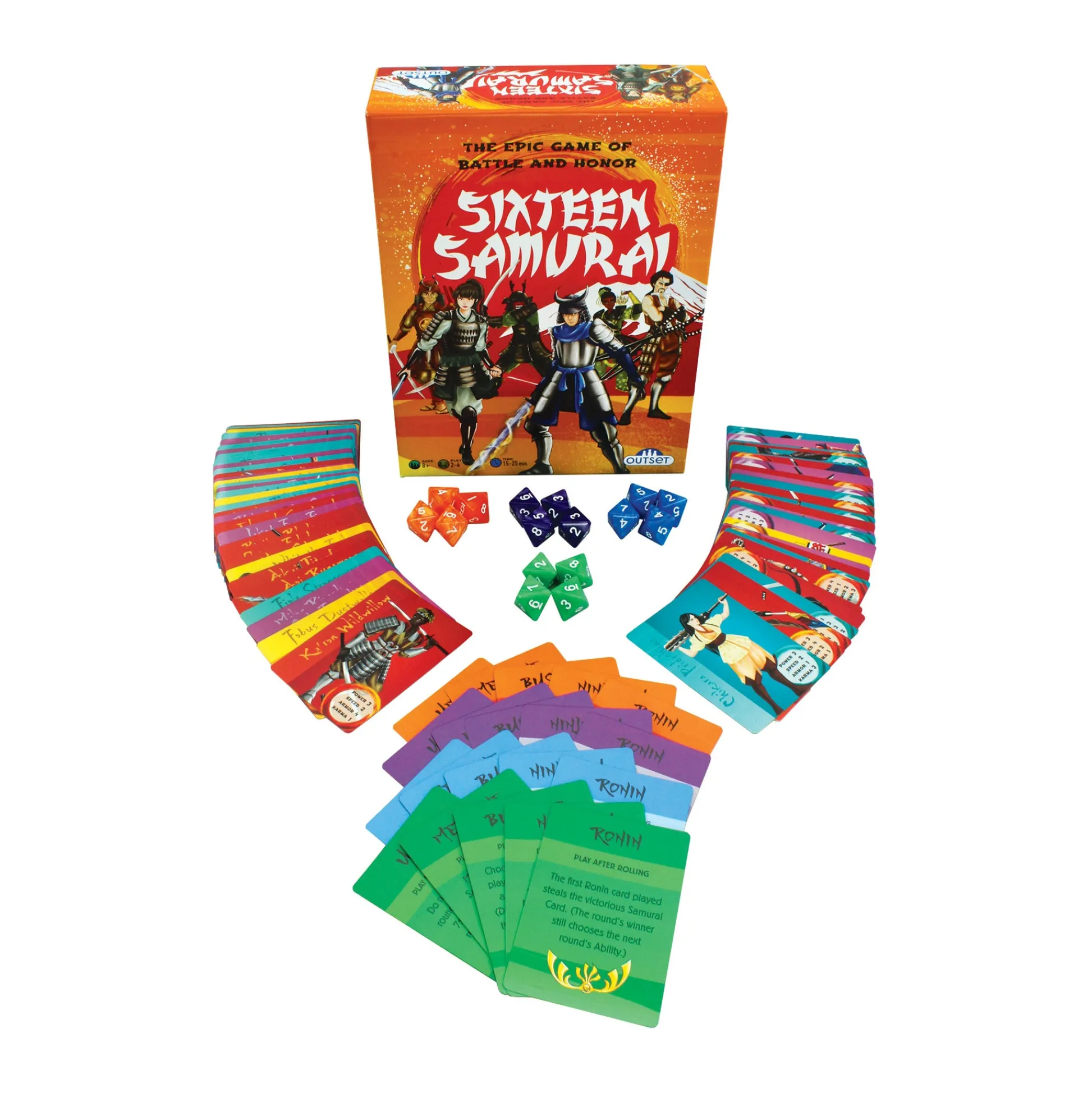 AreYouGame Sixteen Samurai: Epic Battles Card & Dice Game* Card Games