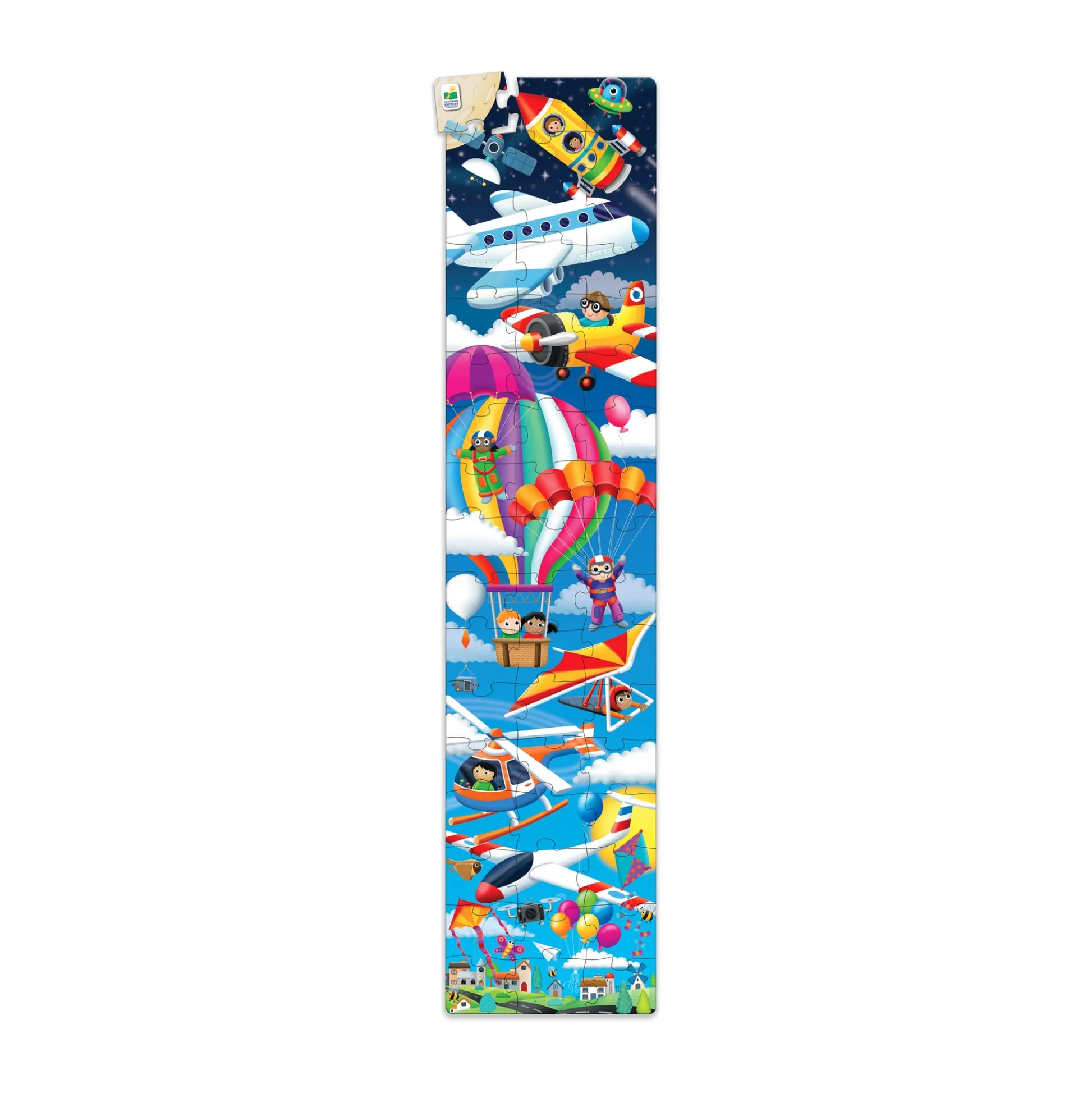 AreYouGame Sky-High Adventure Floor Puzzle - Up in the Air - 51 pc* Puzzles