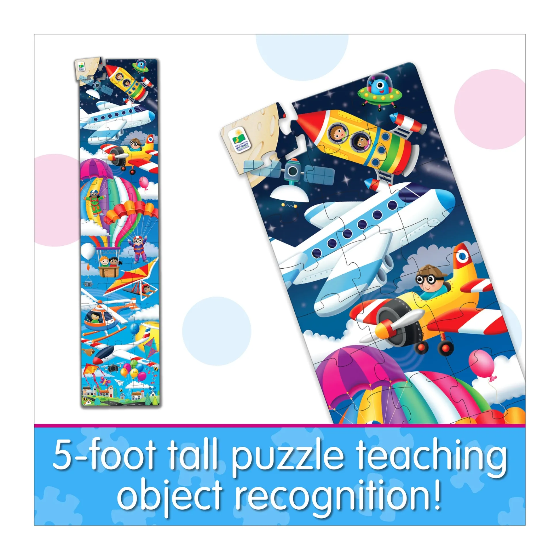 AreYouGame Sky-High Adventure Floor Puzzle - Up in the Air - 51 pc* Puzzles