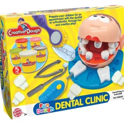 Educators Resource Small World Toys Creative Dough Dental Clinic Activity Set* Clay, Dough & Sand Art