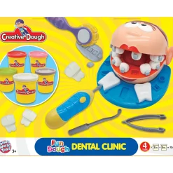 Educators Resource Small World Toys Creative Dough Dental Clinic Activity Set* Clay, Dough & Sand Art