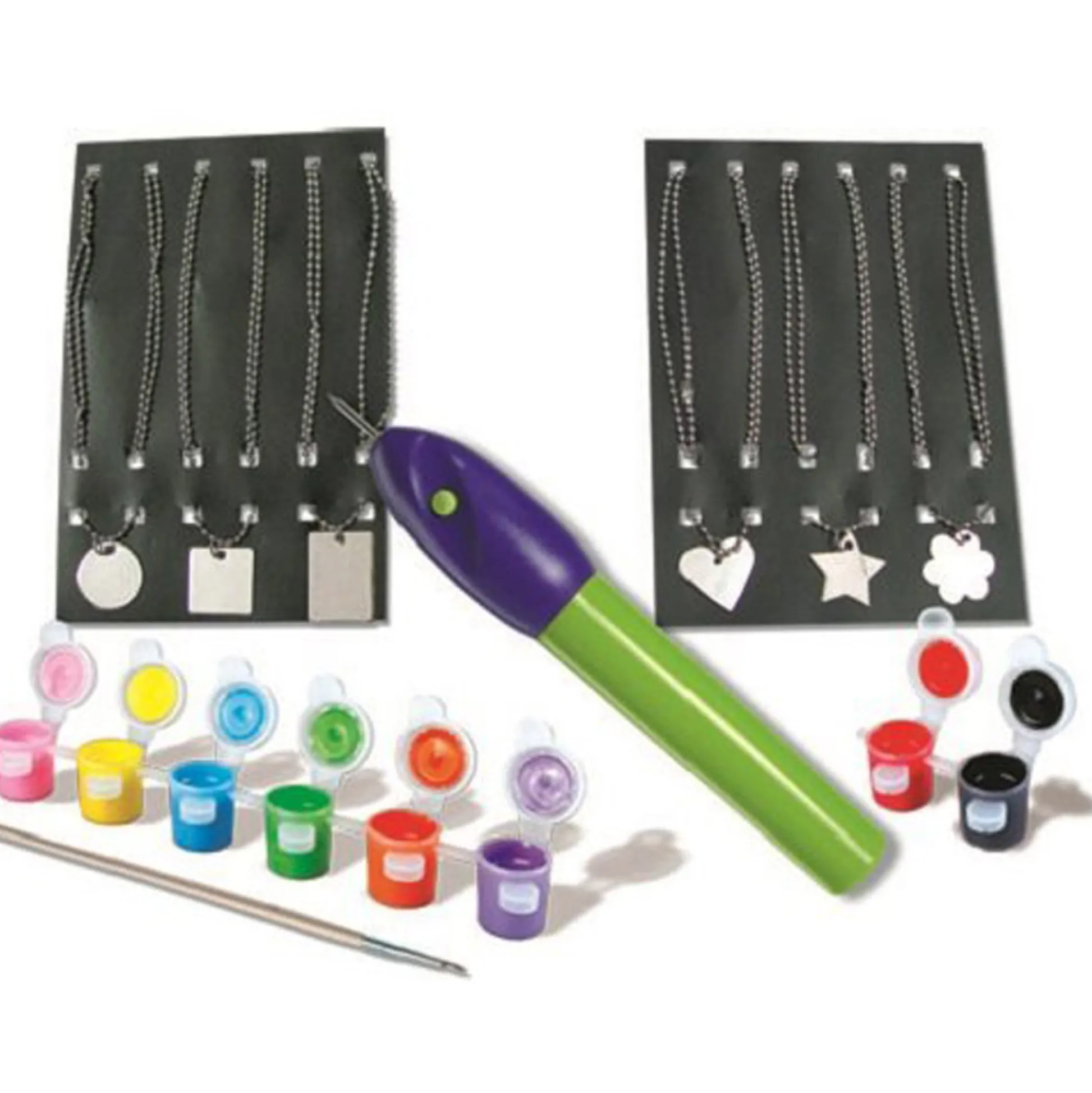 Educators Resource Small World Toys Creative Etch-a-Tag Engraver Craft Kit* Crafts & Activities