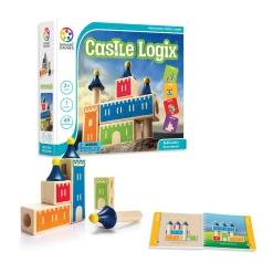 AreYouGame SmartGames Castle Logix Wooden Puzzle Game - Educational Brain Game for Kids* Puzzles