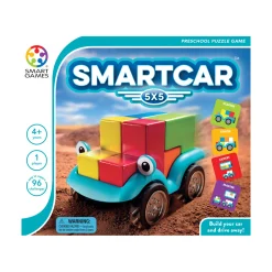 AreYouGame SmartGames SmartCar 5x5 - Multicolor Cognitive Skill-Building Puzzle Car* Puzzles