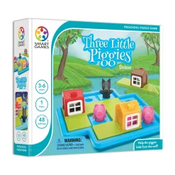 AreYouGame SmartGames Three Little Piggies Deluxe Cognitive Skill-Building Puzzle* Puzzles|Preschool Education Toys & Activities