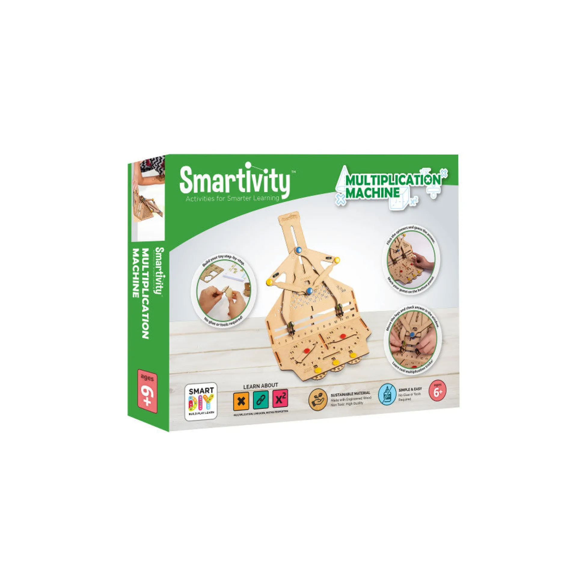 Flat River Group Smartivity Multiplication Machine - STEM Educational Learning Toy* Math Toys|Math, Counting & Time