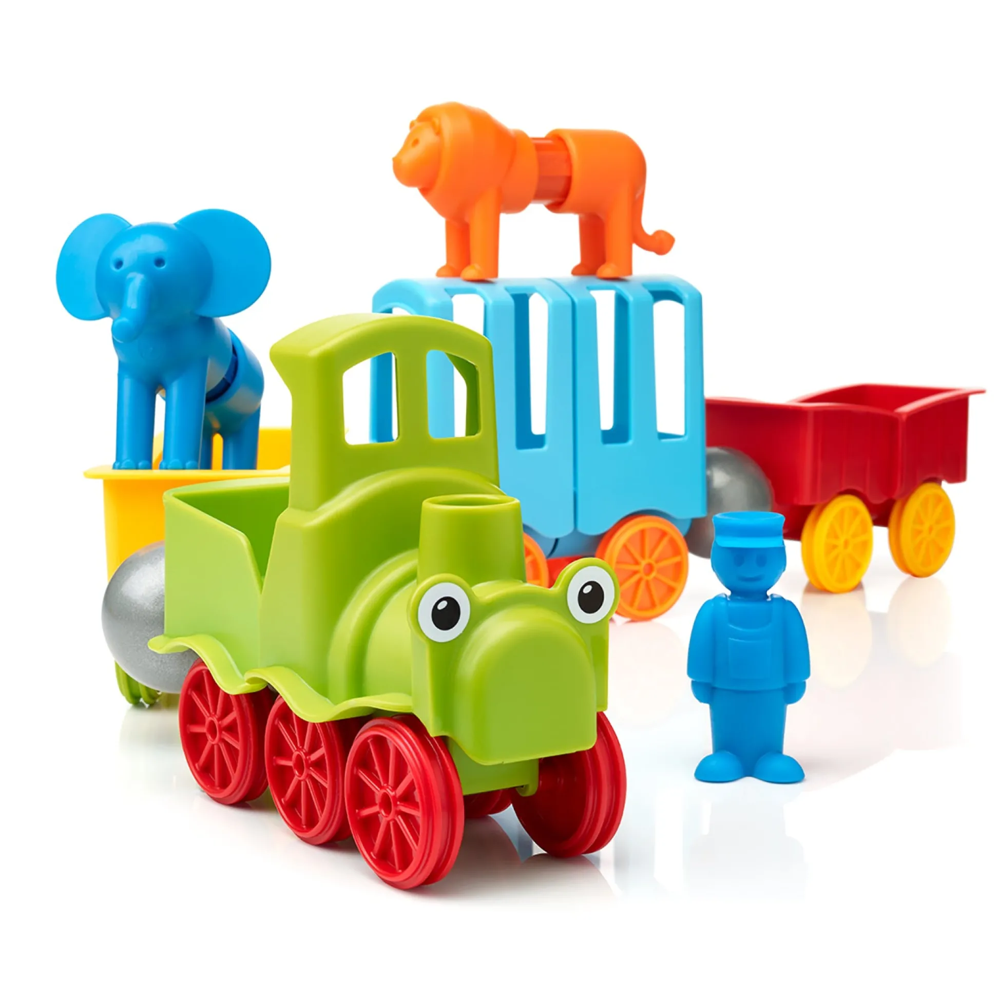 Educators Resource SmartMax My First Animal Train Magnetic Building Set - 22 Pieces* Magnetic Tiles & Building Sets