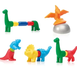 Educators Resource SmartMax My First Dinosaurs Magnetic Building Set, 14 Pieces* Magnetic Tiles & Building Sets