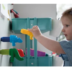 Educators Resource SmartMax My First Dinosaurs Magnetic Building Set, 14 Pieces* Magnetic Tiles & Building Sets
