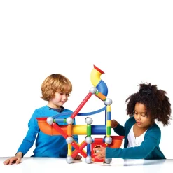 Educators Resource SmartMax 74-Piece Magnetic Discovery Mega Ball Run Set* Magnetic Tiles & Building Sets