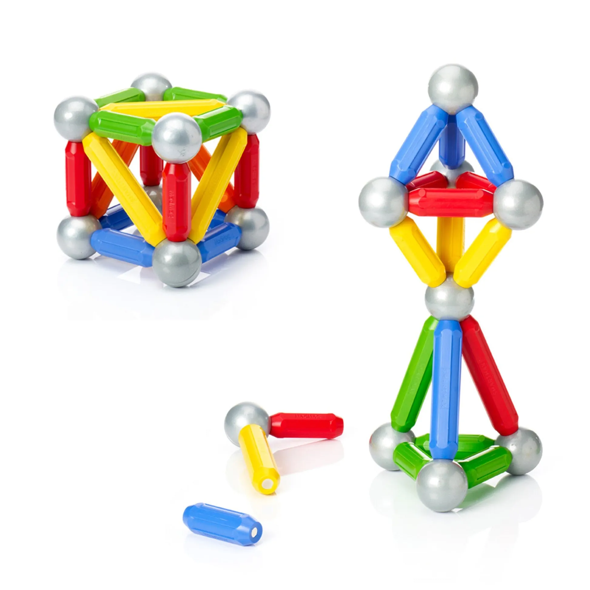 Educators Resource SmartMax 42-Piece Magnetic Discovery Set - Educational Construction Toy* Magnetic Tiles & Building Sets