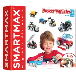 Educators Resource SmartMax Power Vehicles Mix Set - 26-Piece Creative Play Set* Magnetic Tiles & Building Sets