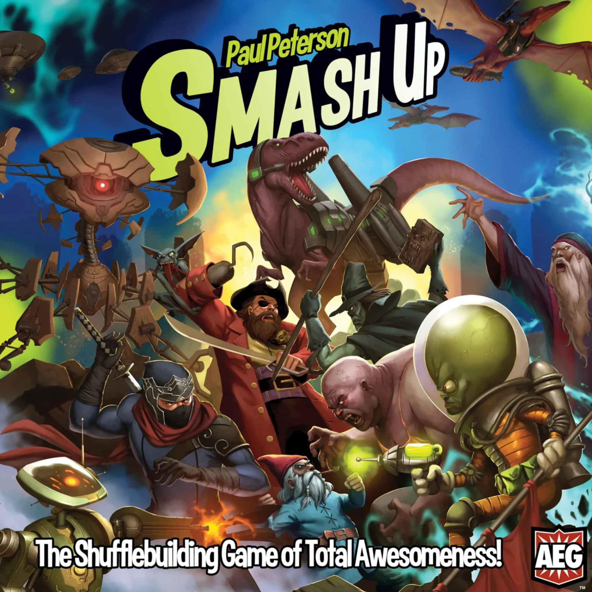 Flat River Group Smash Up Base Game - Ultimate Shufflebuilding Card Game by Paul Peterson* Card Games
